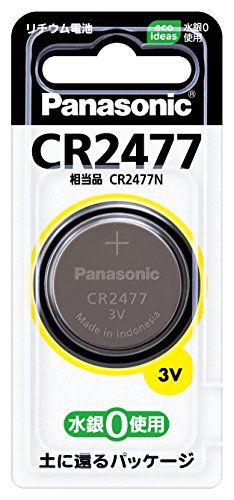 パナソニック リチウム電池 CR2477 パナソニック 4902704242259