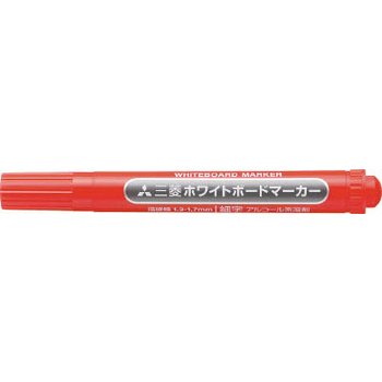 三菱 ボードマーカーPWB-2M 赤 三菱鉛筆 4902778281178