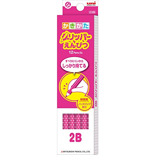 ミツビシ 三菱鉛筆 UNI 鉛筆 かきかた グリッパー えんぴつ 2B ピンク 12本入 K69052B（30セット）特徴：すべりにくいから、しっかりもてる。表面にすべりにくい「グリップ層」を採用した、かきかたえんぴつです。商品仕様：◆硬度：2B◆6角軸◆紙箱◆入数：12本◆本体サイズ：横198．0×縦47．0×厚さ17．0mm◆本体重量：66．0gFeatures: Non-slip from the popular firm. It is adopted on the surface non-slip grip layer, is pencil. Product specifications: ◆ hardness: 2 ◆ 6角 axis ? cartons ? quantity: 12 ? Dimensions: next to 198. 0 × height 47. 0 × thickness 17. 0 mm ? Net weight: 66. 0 g