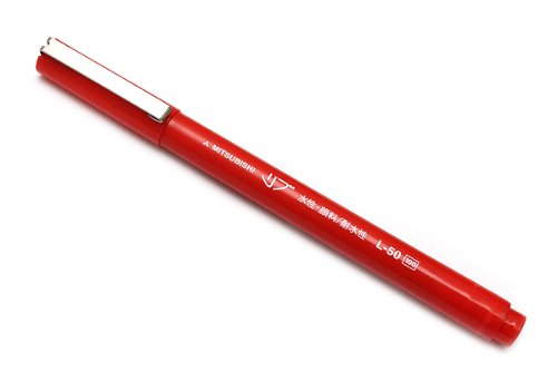 L5015アカ　三菱鉛筆 サインペン リブ 赤 L50 15 三菱鉛筆 4902778477410