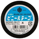 NO200-38-21 ヤマト ビニールテープ 黒 38mm ヤマト 4903076002267(30セット)