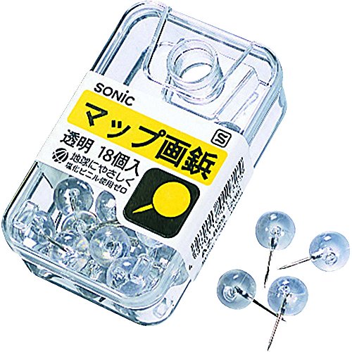 ソニック マップ画鋲CL AZ-829 ソニック 4970116011725(110セット)