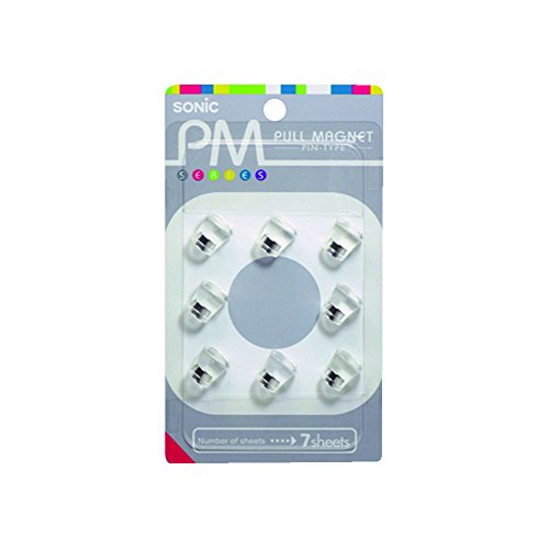 ソニック プルマグネットピンタイプ透明 MG-785-T ソニック 4970116031655(10セット)