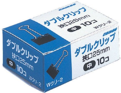 Wクリ-210コイリ　日本クリノス ダブルクリップ 中 wクリー2 日本クリノス 4997962000369（450セット）