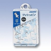 日本クリノス プッシュピン 白 cp-15-w 日本クリノス 4997962200134（10セット）