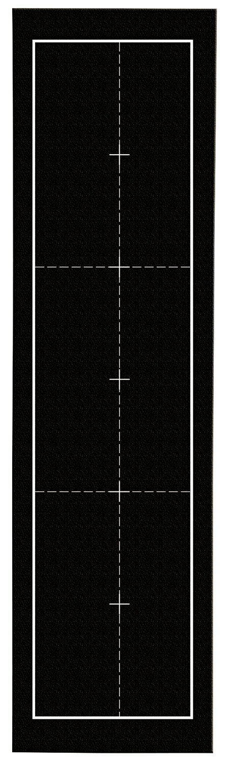 アーテック 罫線入下敷八切判(両面印刷)黒 4521718055091