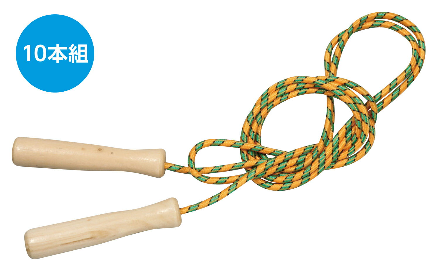 アーテック 木柄なわとび オレンジ(10個セット) 4521718067391