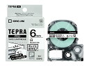 テプラ PRO テープカートリッジ キレイにはがせるラベル 6mm 黒文字 白 SS6KE キングジム 4971660772766(70セット)