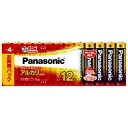 パナソニック パナソニック アルカリ乾電池 単4形 LR03XJ/12SW(12本入) パナソニック 4984824719958(10セット)