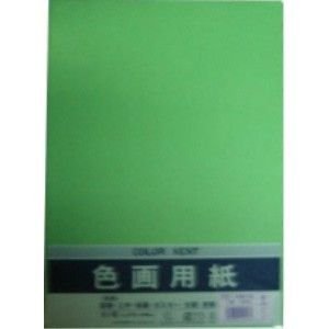 マルアイ 色画用紙8ツ切 N833きみどり Pエ-N83YG マルアイ 4902850124133(310セット)