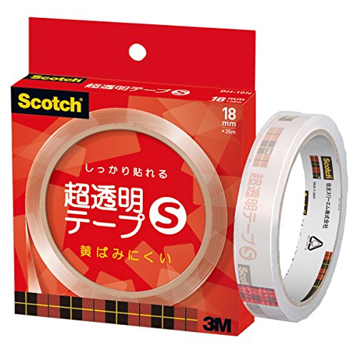 3M スコッチ 超透明テープS 18mm 35m 芯76mm BH-18N