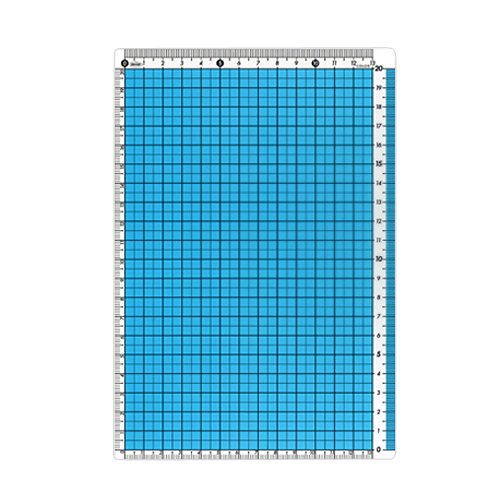 カラー方眼下敷 CPK-A5-B 24997 共栄プラスチック 4963346114298（10セット）