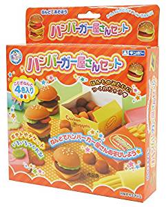 【送料無料・単価383円・140セット】銀鳥産業 ギンポー こむぎねんど ハンバーガー屋さんセット A-BZ4DF（140セット）