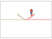 タカ印 のし紙 五本結切 3- 中判 山 ササガワ 4974268217967（150セット）