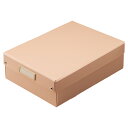 リヒト_Roomy 折りたたみボックス 浅型 A4A-795-12ピンク/4903419848354(3)