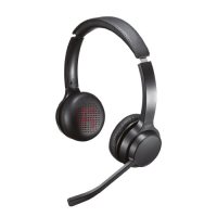 サンワサプライ Bluetooth両耳ヘッドセット MM-BTSH62BK 4969887574775
