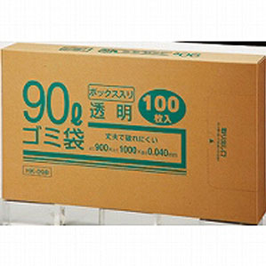 90LX100マイ クラフトマン 業務用透明 メタロセン配合厚手ゴミ袋 box クラフトマン 4560314960712