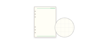[ゆうパケット可/1個まで]レイメイ藤井 Davinci ダヴィンチ システム手帳 リフィル 線が目立たない方眼罫ノート（5.0mm方眼）　DAR4283