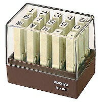 IS-101 コクヨS&T エンドレススタンプ 数字1号 明朝体 IS-101 コクヨ 4901480470184(40セット)