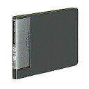 ラ-T568DM コクヨ クリヤーブック ウェーブカットポケット B6横 固定式 ポケット 濃灰 ラ-T568DM コクヨ 4901480530680(110セ...