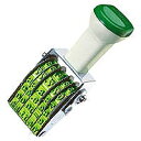 IS-D4 コクヨ 回転印欧文日付4号明朝体 IS-D4N コクヨ 4901480470368(50セット)