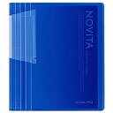 ハセ-N60B コクヨ ポストカードホルダー ノビータ A6縦 60枚 透明青 コクヨ 4901480268040(160セット)