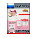 エーワン パソコン&ワープロ ラベル シール プリンタ兼用 10面 20枚 28177(70セット)