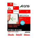 エーワン ラベルシール 再生紙 ノーカット 100枚 31332(10セット)