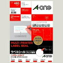 エーワン ラベルシール プリンタ兼用 ハイグレードタイプ 24面 20枚 75224(60セット)