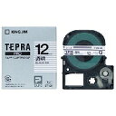 テプラ・プロ テープカートリッジ 透明ラベル 黒文字 12mm ST12K キングジム 4971660761708(120セット)