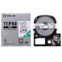 テプラ・プロ テープカートリッジ 上質紙ラベル 白 12mm SP12K キングジム 4971660751327(120セット)