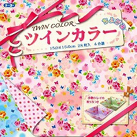 トーヨー ツインカラーちよがみ エッセンス 15cm 28枚入 4色調 トーヨー 4902031005060