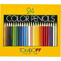 トンボ鉛筆 紙箱入色鉛筆NA 24色セット CQ-NA24C トンボ鉛筆 4901991016338（50セット）