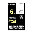 XR-6WEシロ カシオネームランドテープカートリッジ XR-6WE カシオ計算機 4971850123569(70セット)