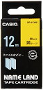 XR-12YWキイロ カシオネームランドテープカートリッジ XR-12YW カシオ計算機 4971850123644(70セット)
