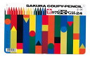 FY24 サクラ クーピーペンシル 24色 缶入り FY24(24色入) サクラクレパス 4901881182938(40セット)