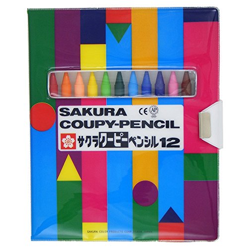 FY12R1 サクラ クーピーペンシル 12色 ソフトケース FY12R1(12色入) サクラクレパス 4901881810077（30セット）