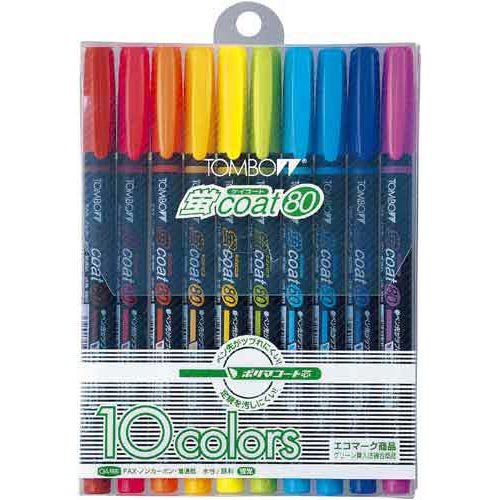 トンボ 蛍コート80 10色 WA-SC10C トンボ鉛筆 4901991641882(90セット)