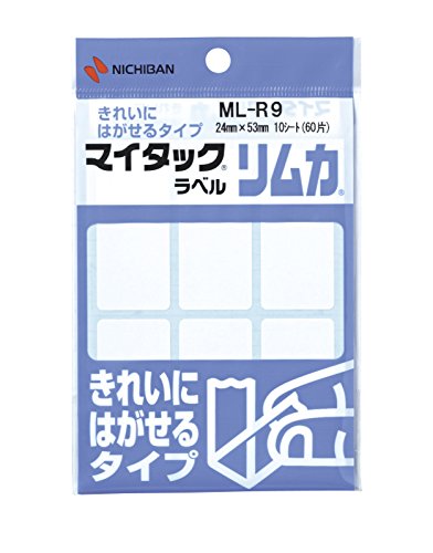 ニチバン マイタックラベル リムカ 10シート(60片) ML-R9 ニチバン 4987167012533（340セット）
