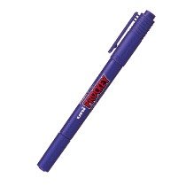 PM120T33 uni プロッキー 青 ツインタイプ(極細+細字) 三菱鉛筆 4902778597477(10セット)