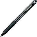 uni ノック式楽ラクボールペン ラクノック 1.0 黒 三菱鉛筆 4902778717806(10セット)