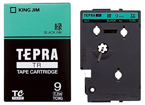 【1255円×1セット】キングジム テープカートリッジ テプラTR TC9G 9mm 緑