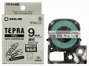 テプラ・プロ テープカートリッジ 強粘着透明ラベル 黒文字 9mm ST9KW キングジム 4971660756698(70セット)