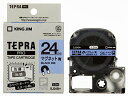 キングジム テープカートリッジ テプラPRO SJ24B マグネットテープ 24mm 青（40セット）特徴：「テプラ」PROシリーズ専用カートリッジです。マグネットテープです。商品仕様：◆黒文字◆本体サイズ：長さ1．5m◆規格サイズ：24mm幅A characteristic: It is a cartridge for exclusive use of the "テプラ" PRO series. It is magnet tape. Product specifications: ◆Lindera ◆Body size: 1.5m in length ◆Standard size: 24mm width