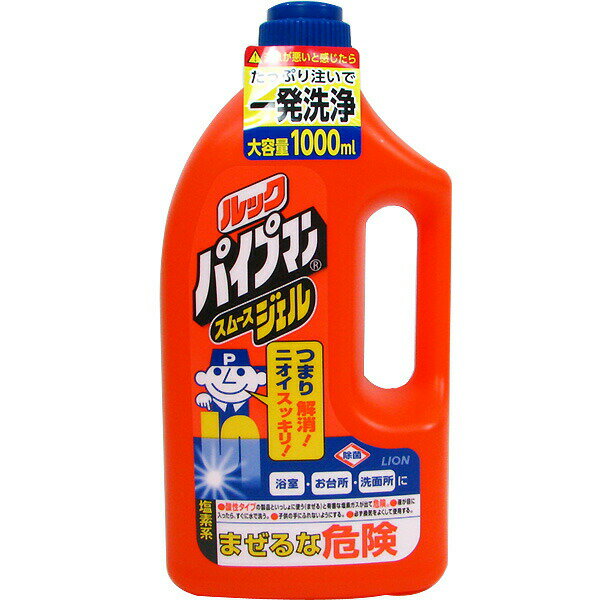 ルックパイプマンスムースジェル1000(1L) ライオン 1000ML　4903301326458