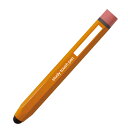 [ゆうパケット可] ナカバヤシ 子どもが使いやすいエンピツ型の 学習タッチペン オレンジ ECTP-19DD 42-3960