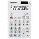 スマートバリュー 中型電卓 ホワイト K071J 4547345036388