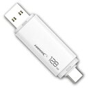 HIDISC USBメモリーType-C/A 128GB HDUF134C128G3C 4984279830420(2)