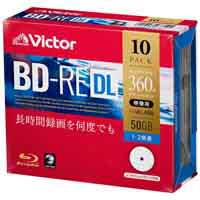 Victor 繰返録画用BD-RE 50G 10枚 VBE260NP10J1 4991348076191 Victor 繰返録画用BD-RE 50G 10枚 VBE260NP10J1 4991348076191