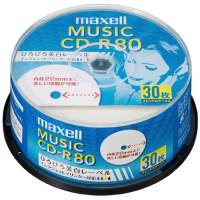 マクセル株式会社 音楽用CD-R 80分 30枚 CDRA80WP.30SP 4902580514631